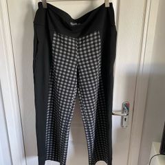 Alembika cheque wide leg trousers size 16