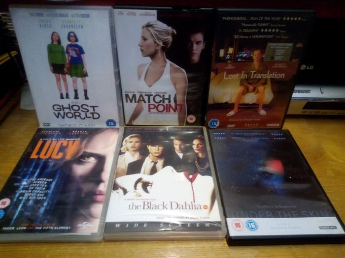 Scarlett Johansson Dvd Collection Bundle Lucy Under The Skin Lost In Translation Etc