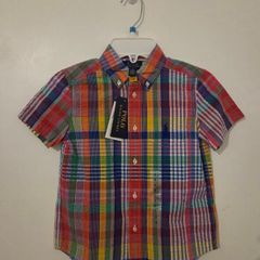 5years, With Tags Ralph Lauren Colourful Shirt