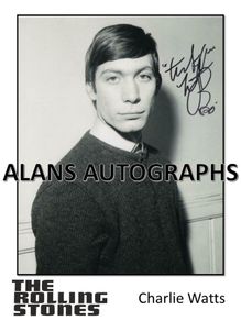 Charlie Watts Autograph