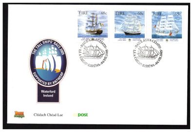 2005 Ireland Cutty Sark Tall Shops Race Commemorative Stamps An Post First Day Cover (FDC)