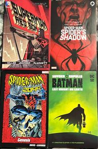 Marvel DC Graphic Novel Bundle 4 Books Spider Man Batman Superman