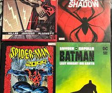 Marvel DC Graphic Novel Bundle 4 Books Spider Man Batman Superman