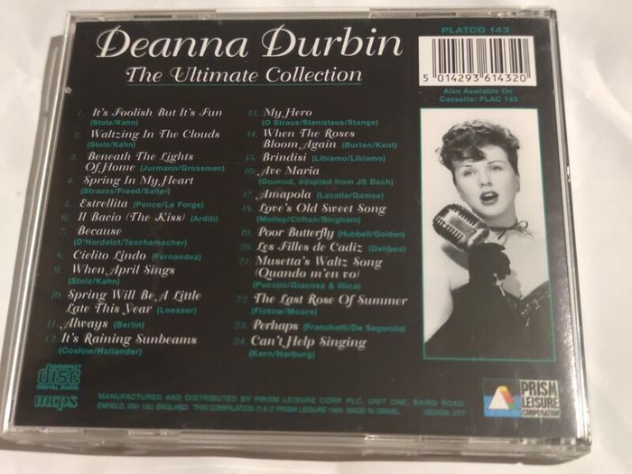 New Deanna Durbin The Ultimate Collection Cd