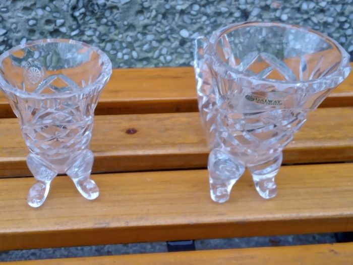 Vintage Galway Cornucopic Horns Crystal