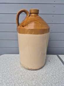 Antique stoneware flagon