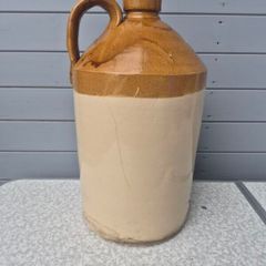 Antique stoneware flagon