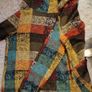 Colourful Checked Wool Coat Warm Winter Jacket Image 4