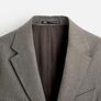 ZARA Men's Houndstooth Blazer Camel Size 44! Image 4