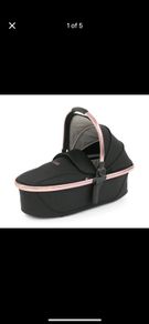 egg pram black and rose gold limited edition