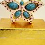Butterfly Handmade Crystal Studded Trinket Box - Multi Image 3
