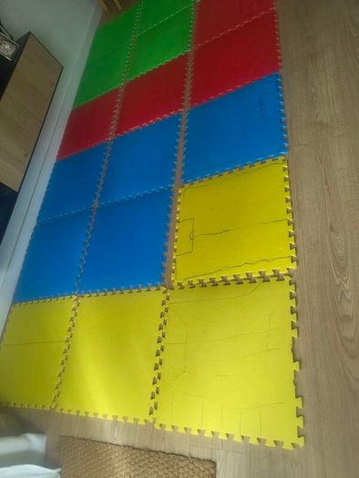 foam playmat colourful