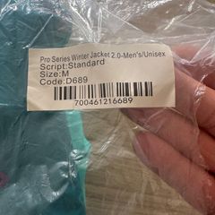 Deliveroo winter jacket size M New