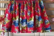 skirt bnwt Abercrombie &amp; fitch red floral skirt medium