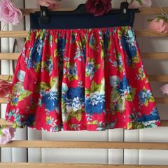 skirt bnwt Abercrombie & fitch red floral skirt medium