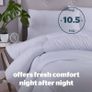 Anti Allergy Single Duvet 10.5 Tog - All Year Round Winter Quilt Duvet Anti-Bacterial and Machine Washable - Single Bed Image 4