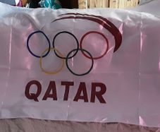 QATAR Olympic flag