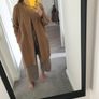 Cos Leather Coat Size Uk 14 Image 4