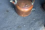 Vintage copper display kettle