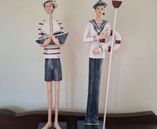 Pair of nautical figurines