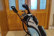 Golf Clubs + Cart Bag/Trolley (RH)