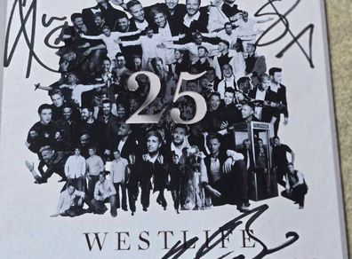 CD signed insert by west life celebrating 25 years together