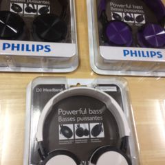 Headphones Head Phones Powerful Bass