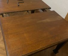 Vintage Solid Wood Extendable Dining Table