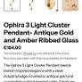 3 cluster pendant light Image 2