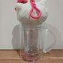 Hello Kitty Glitter Mug + Keychain Image 2