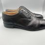 Loake Black Leather Woodstock Brogue Mens Shoes Size UK 7.5 G - Wide Fit Image 5