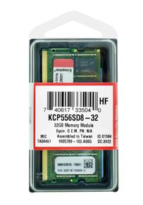 Kingston 32GB SO-DIMM 5600MHz DDR5 Laptop Memory