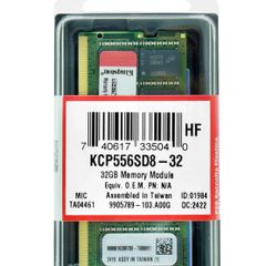 Kingston 32GB SO-DIMM 5600MHz DDR5 Laptop Memory
