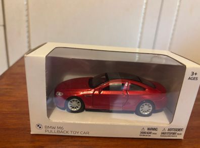BMW M6 Pullback toy car - New in Box