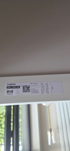 Ikea Billy/ Oxberg 2 door bookcase
