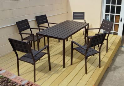 Garden table and chairs