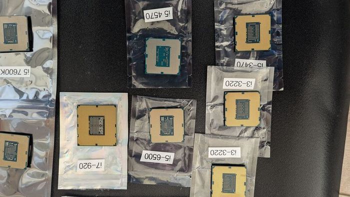 Selection of Intel Core ix/Pentium 1st to 7th generation processors
