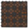 22 pcs Decking Tiles 30x30 cm 2 sqm WPC Teak Colour Image 6