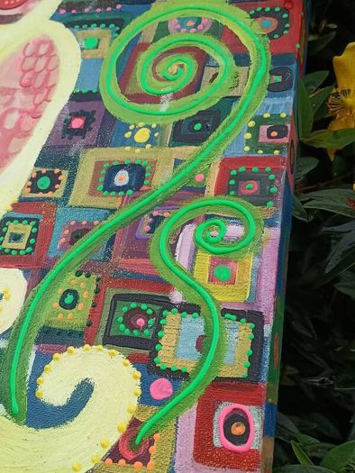 Lucia Cullinane Large Acrylic on Canvas
