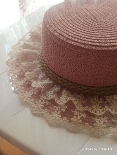 Classic Straw Boater Hat