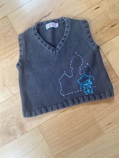 Unisex cotton knitted tank top Compagnie des Petits  12-18 months