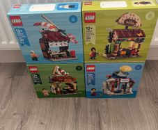 Lego Restaurants of the World - Complete Set of 4