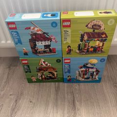 Lego Restaurants of the World - Complete Set of 4