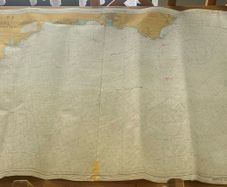 Vintage Sailing Chart English Channel