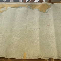 Vintage Sailing Chart English Channel