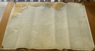 Vintage Sailing Chart English Channel