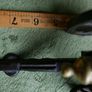 Vintage Brass and Cast Iron Cannons - Moving Wheels - Adjustable Mini Cannon - Set of 2 Image 10