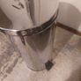 silver trash bin Image 2