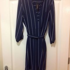 Brand new pin striped dress