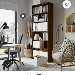 Free Ikea bookcase wooden brown effect